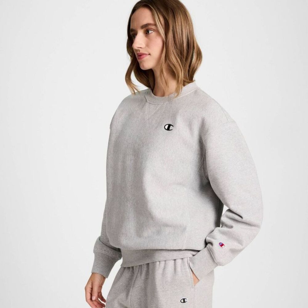 Champion -  Women's Fleece Pullover Sweatshirt - Heat Gray